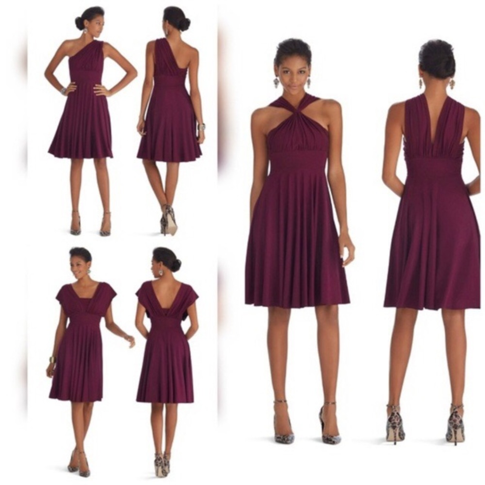 Size 10 White House Black Market maroon purple